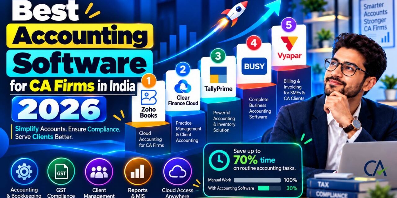Best AI Accounting Software in India for CA Firms and Small Businesses (2026)